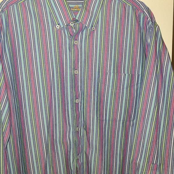 Alan Flusser Men's Button Down Dress Shirt - Picture 3 of 7